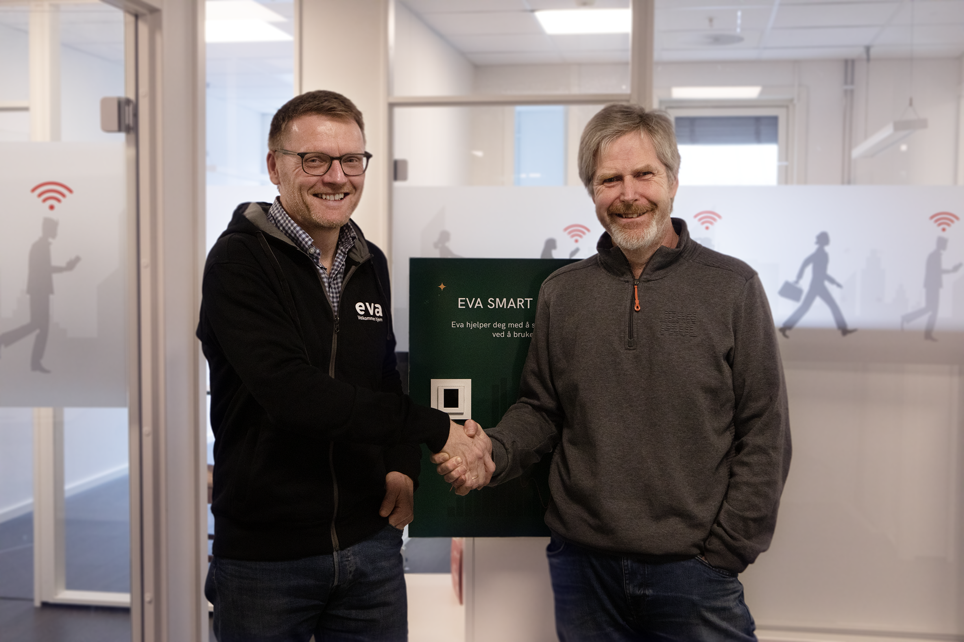 Sondre Aarestad (CEO Eva) & Jan-Ole Skubberud (CEO Inselo) 