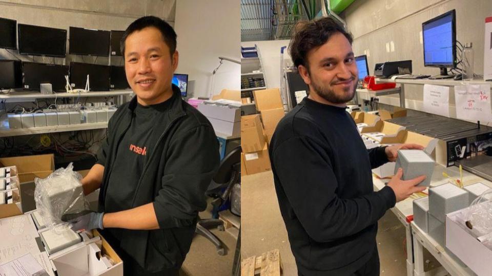 Kundereiseheltene Quyen og Mohammedullah har stått for oppdateringen av software på over 15000 enheter siste 6 uker.